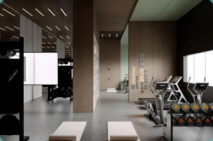 Salle de sport, espace cardio
