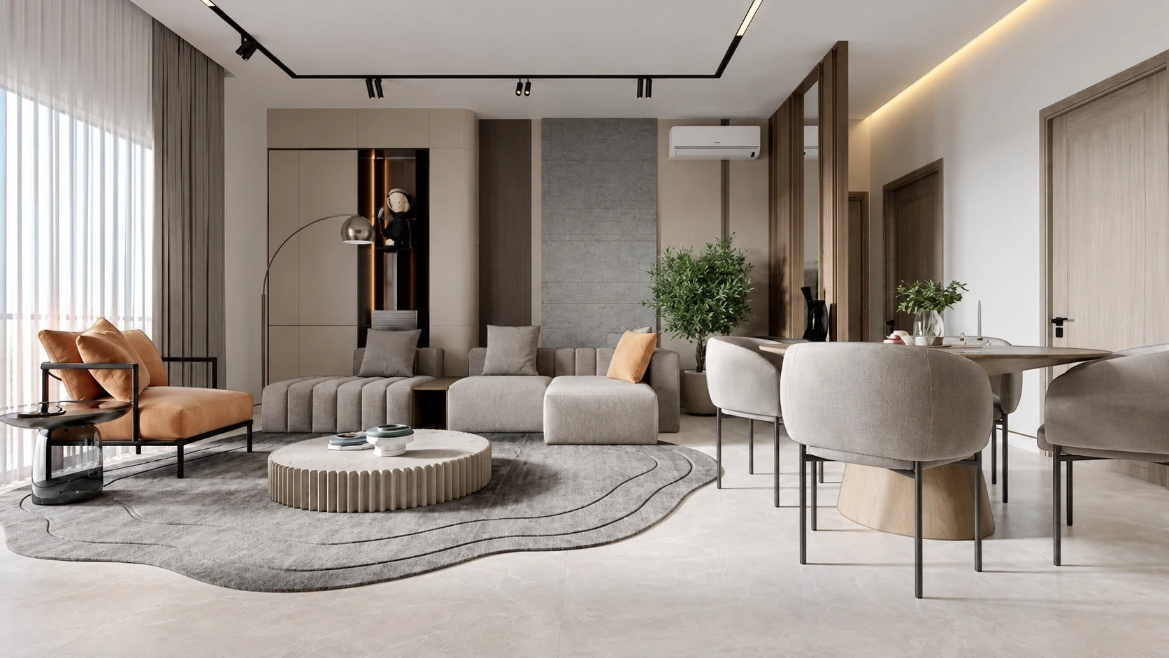 Salon meublé